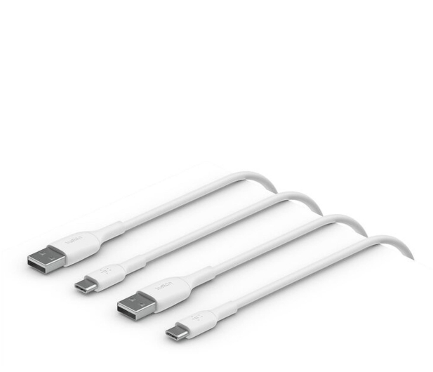 BELKIN Kabel USB- Lightning Braided 3m biały CAA002bt3MWH - 1330422 - zdjęcie